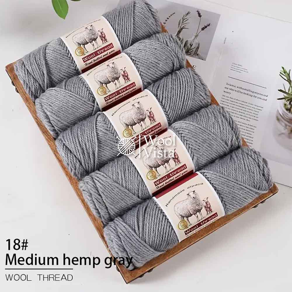 IMPORTED MERINO WOOL - 95% WOOL 5% ACRYLIC (PACK OF 5)