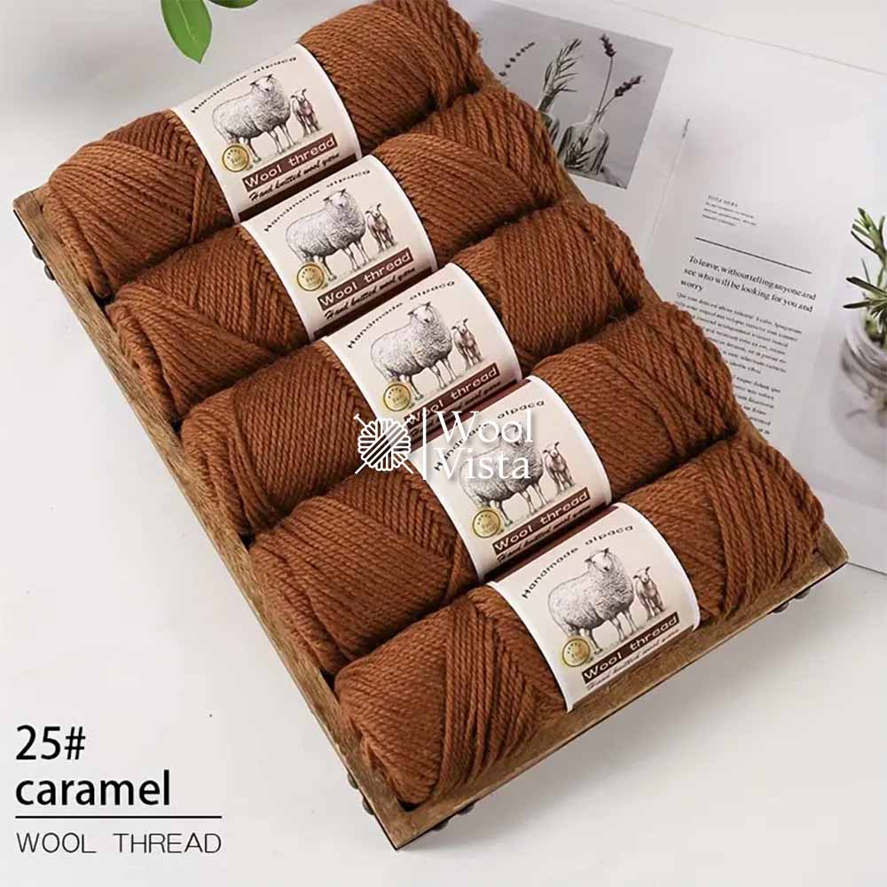 IMPORTED MERINO WOOL - 95% WOOL 5% ACRYLIC (PACK OF 5)