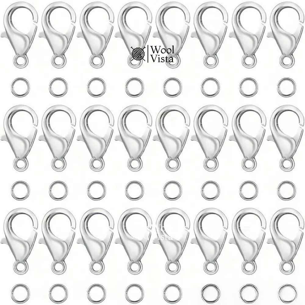 JEWELRY CLASPS AND JUMP RINGS SET – LOBSTER CLASPS & OPEN RINGS