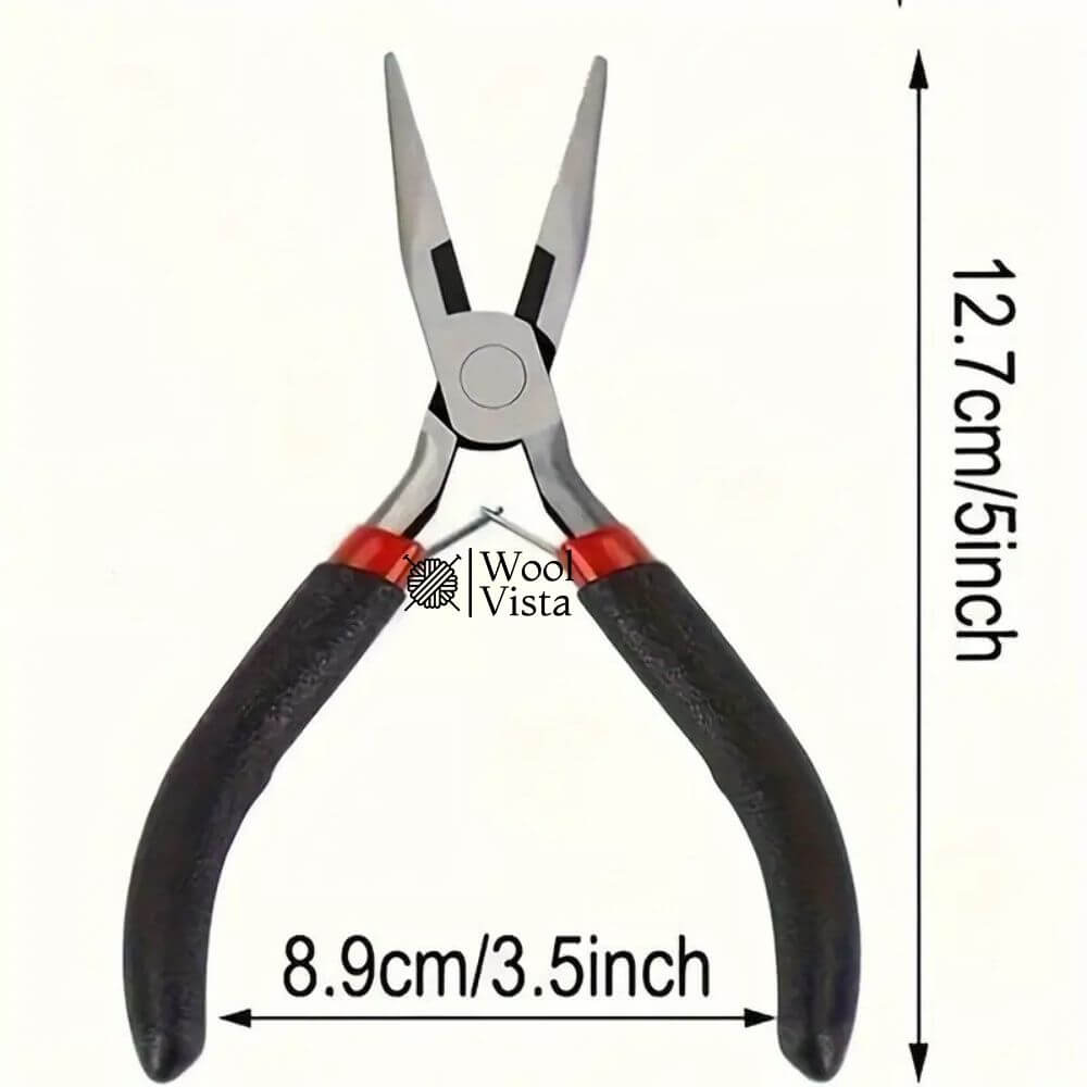 JEWELRY MAKING PLIERS SET WITH GOLDEN RING – IDEAL FOR DIY JEWELRY CRAFT & REPAIRS