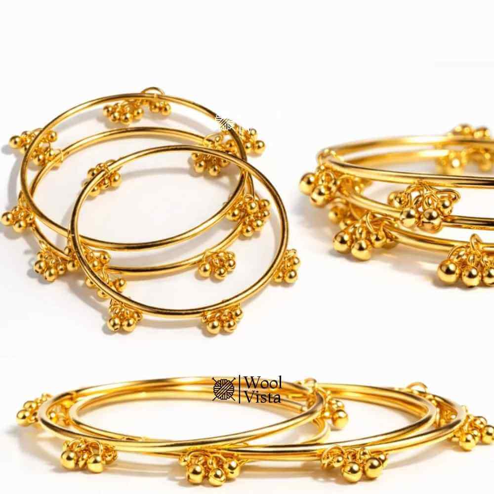 KASHMIRI HANDMADE BANGLES – TRADITIONAL ELEGANT DESIGN (SET OF 4)