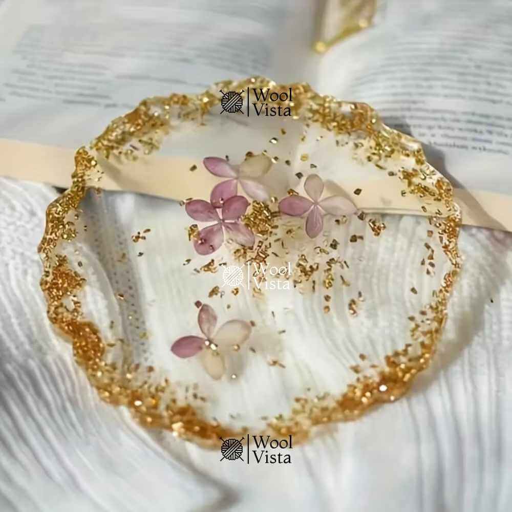 LARGE ROUND GEODE RESIN TRAY MOLD – IRREGULAR SILICONE SERVING & COASTER MOLD FOR DIY ART & HOME DECOR