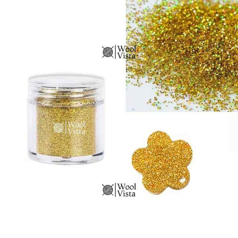 GLITTER BOTTLES SET – 12 PCS HOLOGRAPHIC GLITTER FOR ART, CRAFT & RESIN DECORATION