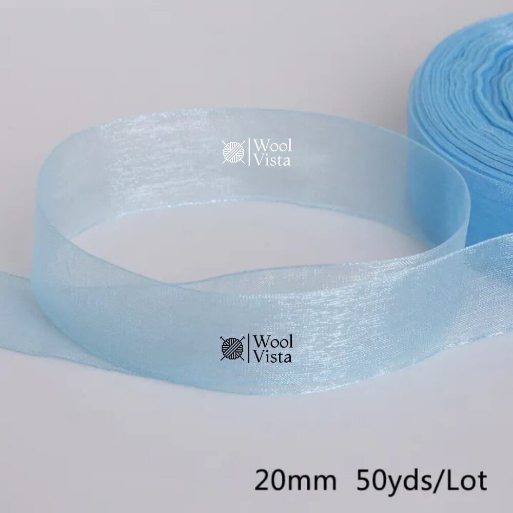 ORGANZA RIBBONS – DECORATIVE RIBBON FOR GIFT WRAPPING, CRAFTS & PARTY DECOR