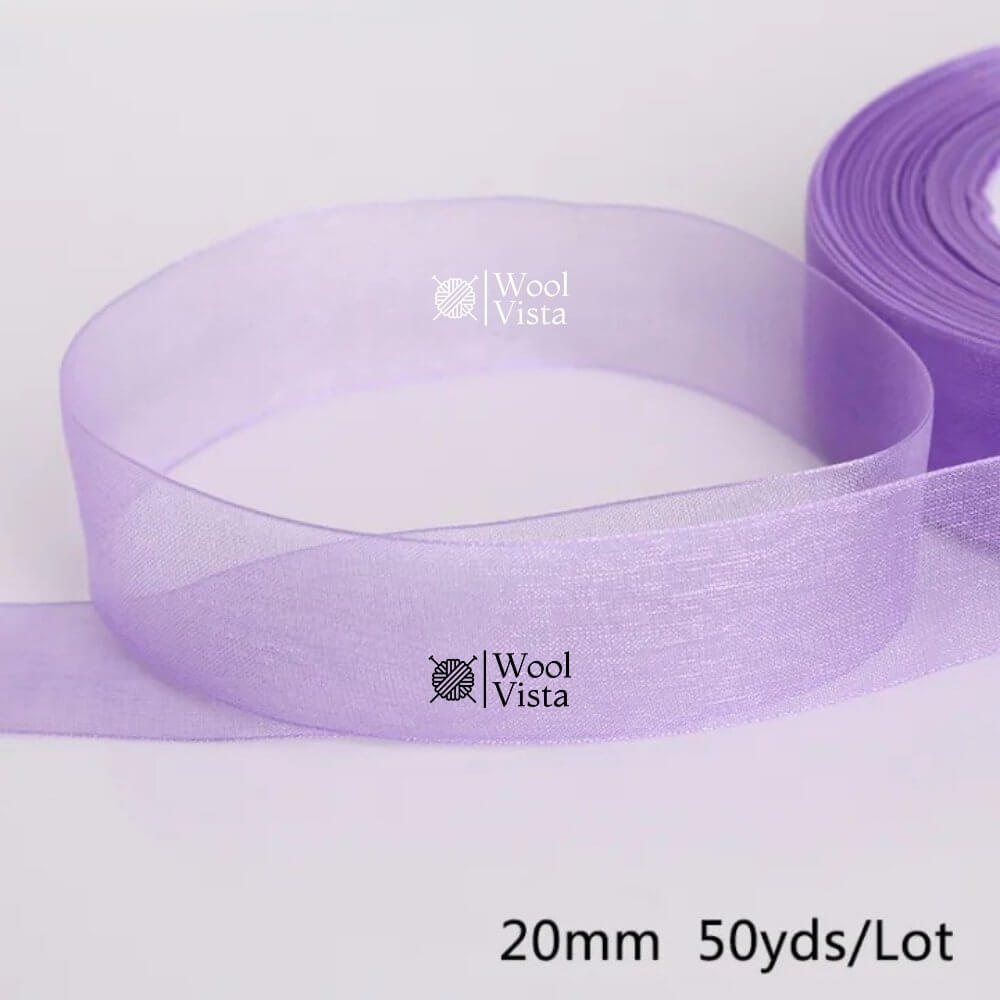 ORGANZA RIBBONS – DECORATIVE RIBBON FOR GIFT WRAPPING, CRAFTS & PARTY DECOR