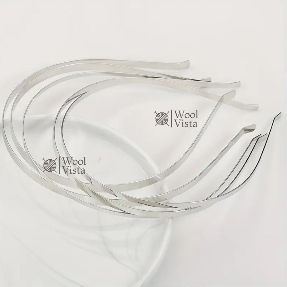 METAL HEADBAND BASES (PAIR) – PLAIN DIY ACCESSORIES FOR WOMEN’S FASHION HEADBAND MAKING