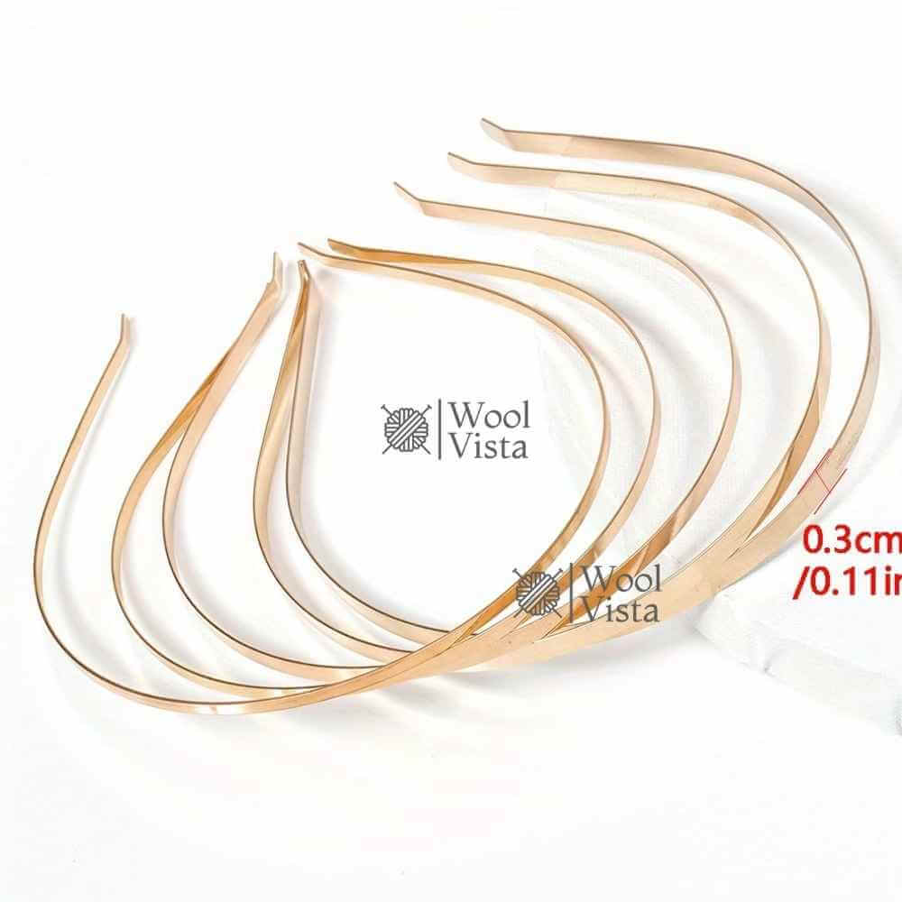 METAL HEADBAND BASES (PAIR) – PLAIN DIY ACCESSORIES FOR WOMEN’S FASHION HEADBAND MAKING
