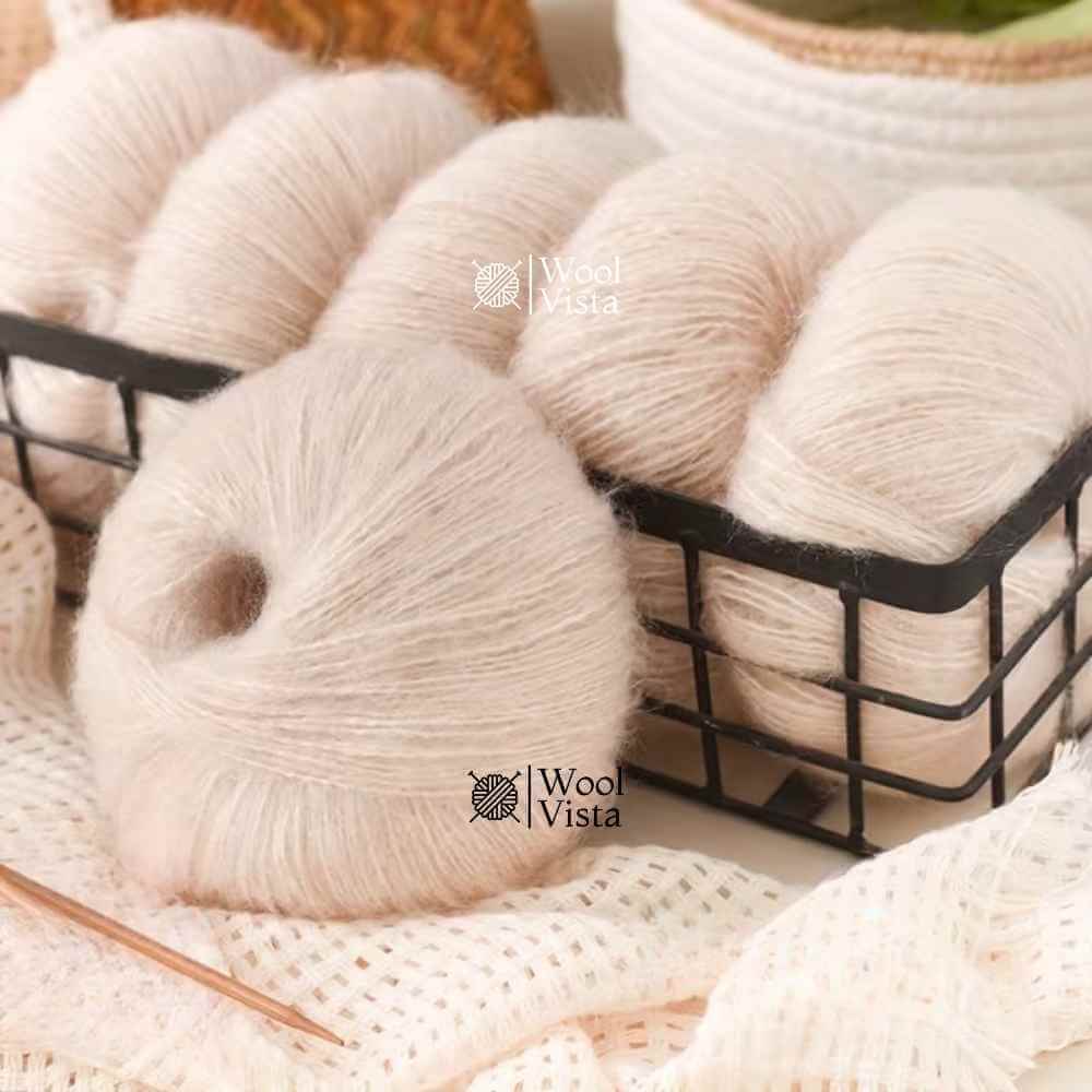 MOHAIR LUXURY YARN SET – SOFT & FLUFFY LONG FIBER YARN - (PACK OF 6)