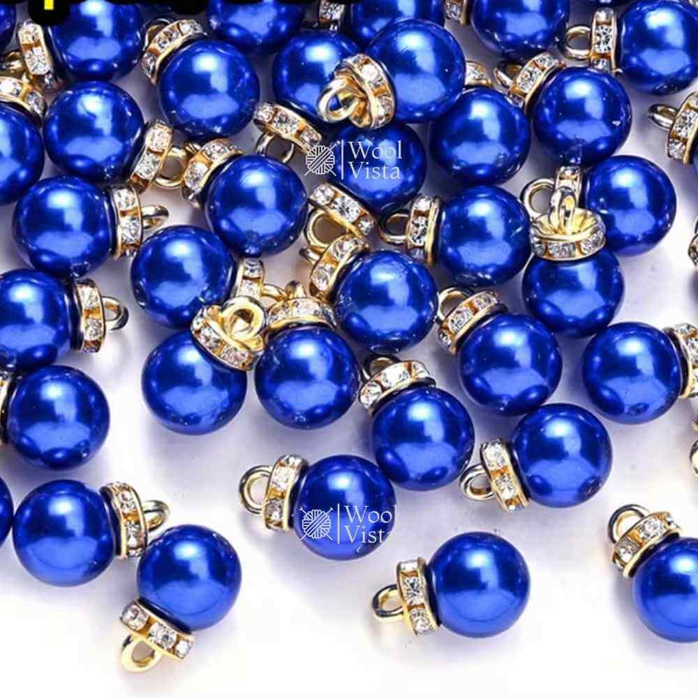 MULTICOLOR ACRYLIC ROUND SPACER BEADS WITH RHINESTONE CHARMS – 50 PCS (10X15MM) FOR DIY JEWELRY MAKING, BRACELETS & NECKLACE CRAFTING