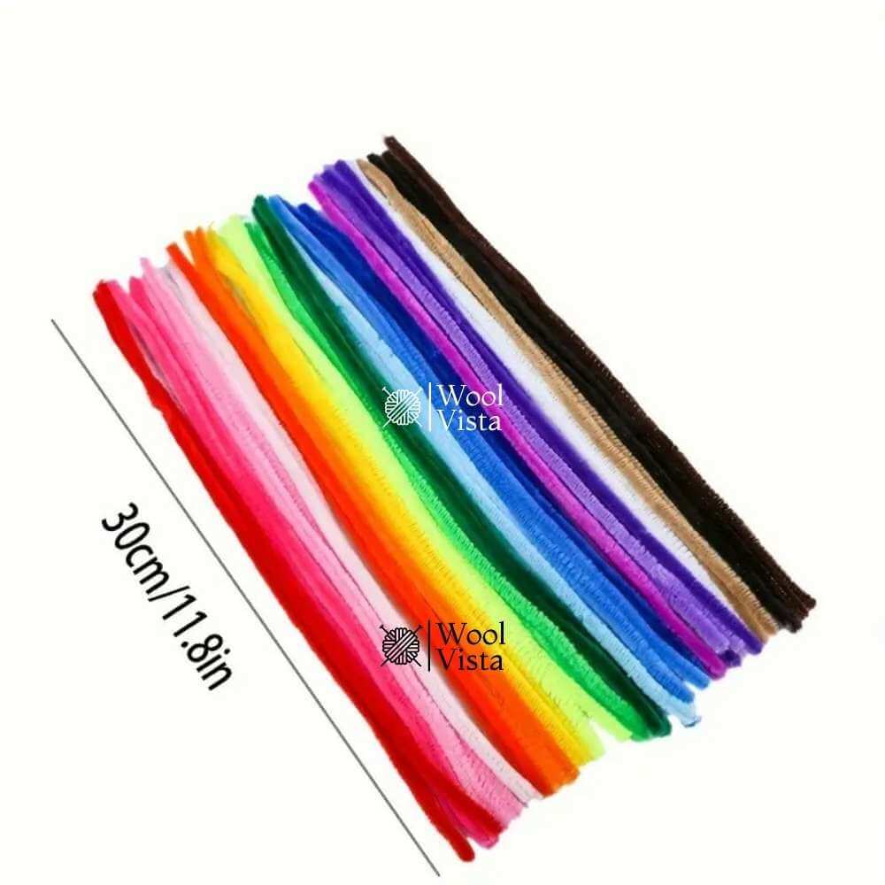 MULTICOLOR TWISTY PASTA CRAFT STICKS – VIBRANT DIY CRAFT SUPPLIES FOR FLOWERS, ANIMALS & CREATIVE PROJECTS