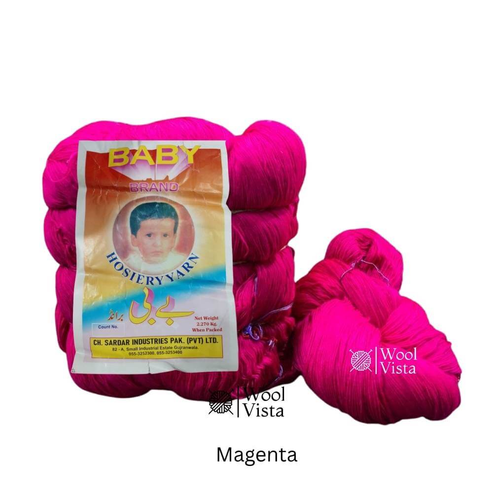 FINEST SOFT CROCHET YARN 3 PLY HANK - FOR KNITTING & CRAFTING