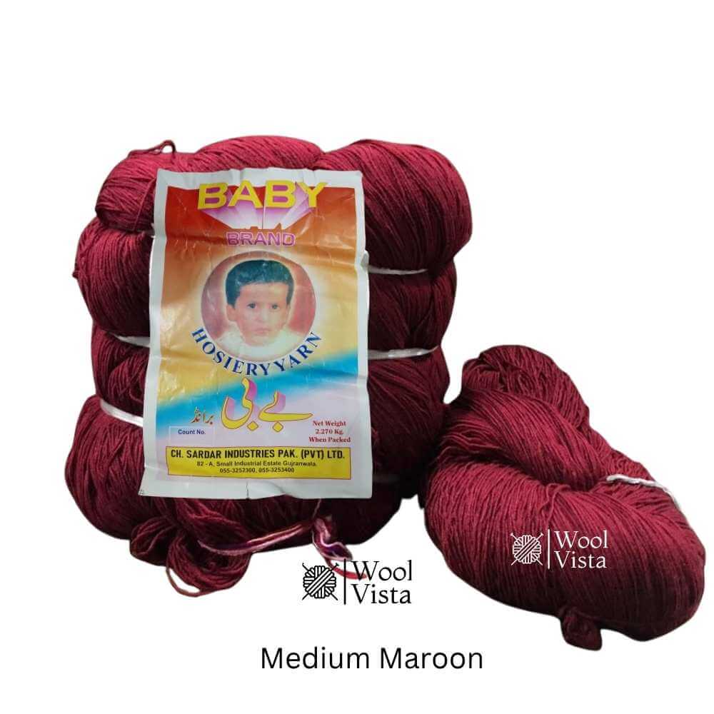 FINEST SOFT CROCHET YARN 3 PLY HANK - FOR KNITTING & CRAFTING