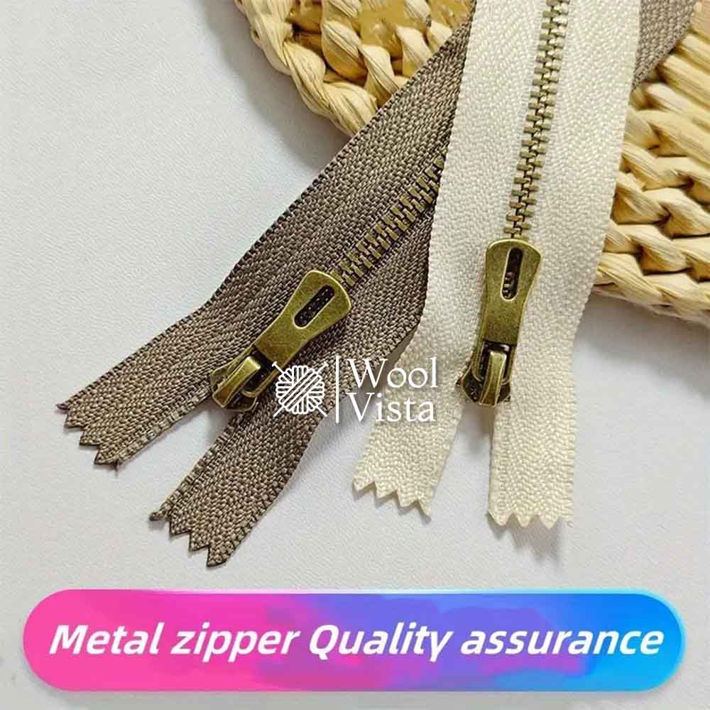METAL SHORT ZIPPERS Y-TEETH