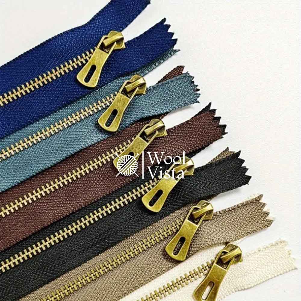 METAL SHORT ZIPPERS Y-TEETH