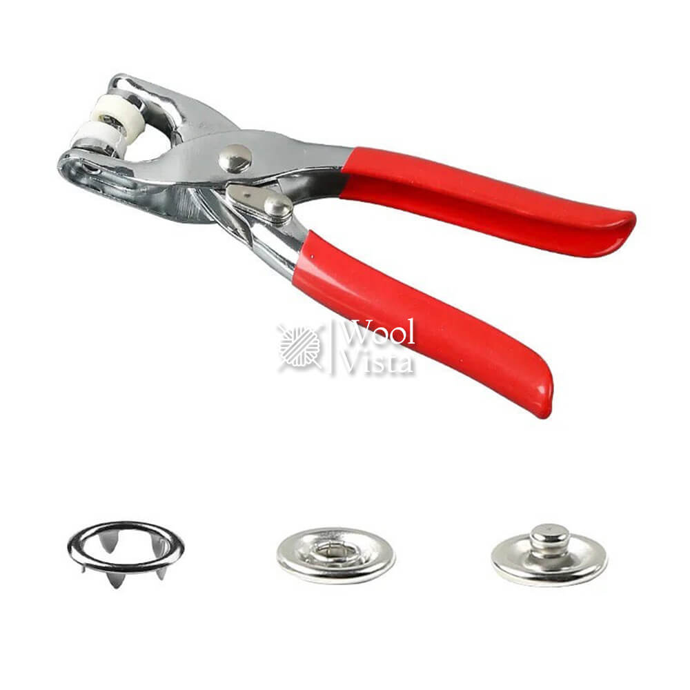 METAL SNAP BUTTON PLIER TOOL KIT