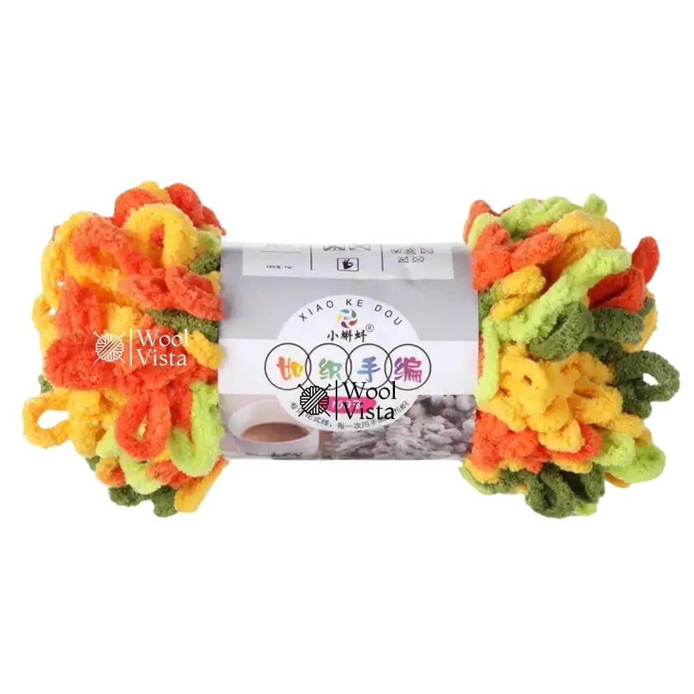 SOFT LOOP YARN BALL – DIY KNITTING YARN FOR SCARVES, BAGS, BLANKETS & CRAFTS