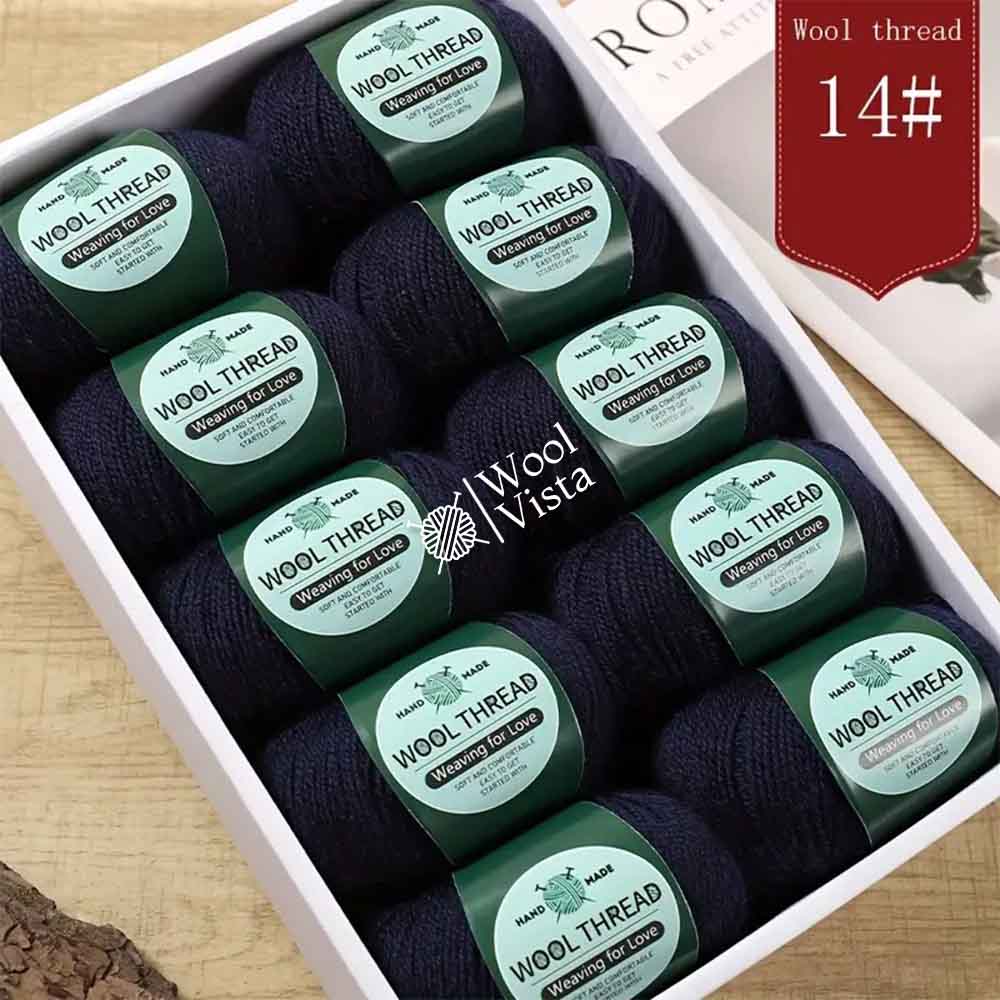 IMPORTED AUSTRALIAN PURE WOOL - 95% WOOL, 5% ANTI PILLING FIBER (PACK OF 10)