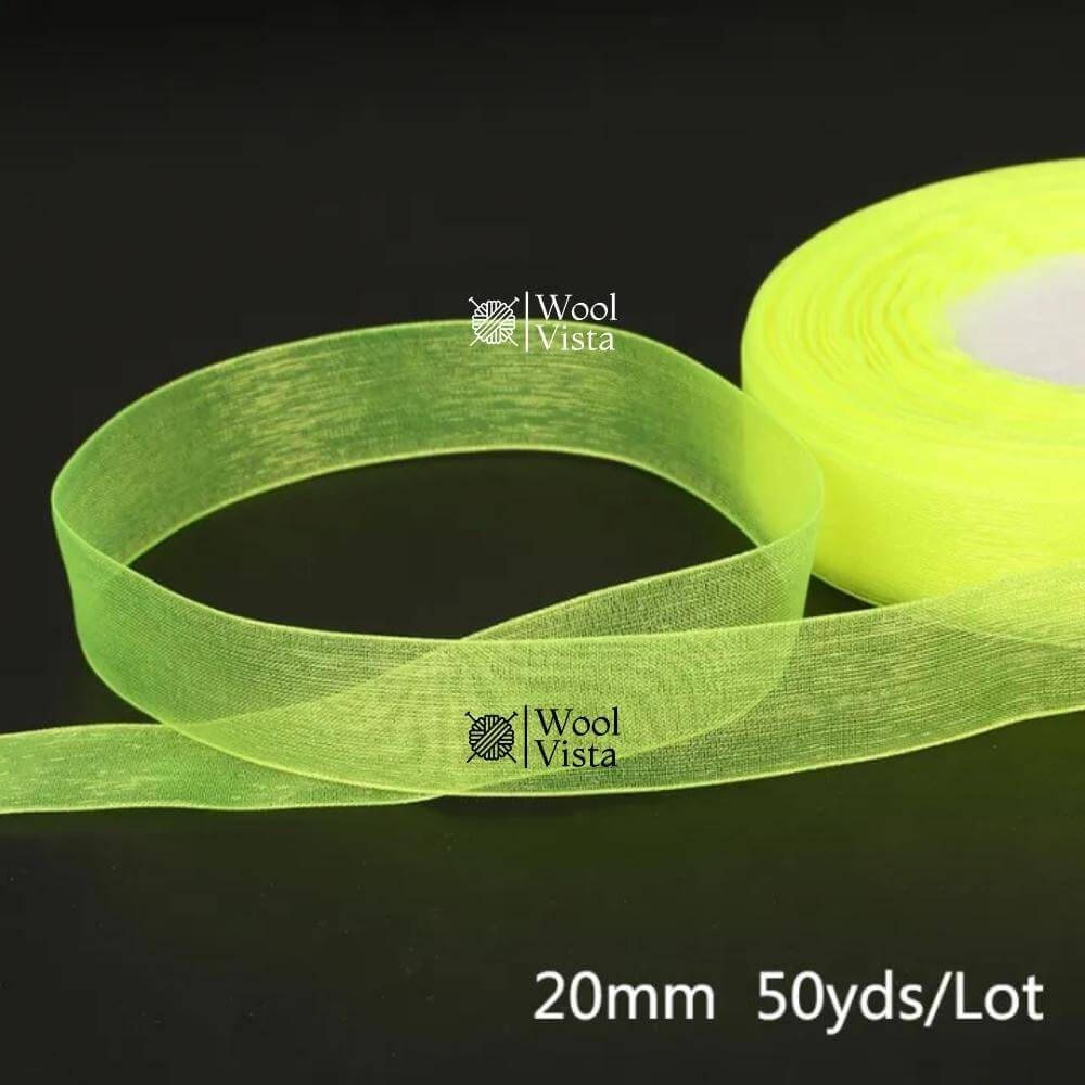 ORGANZA RIBBONS – DECORATIVE RIBBON FOR GIFT WRAPPING, CRAFTS & PARTY DECOR