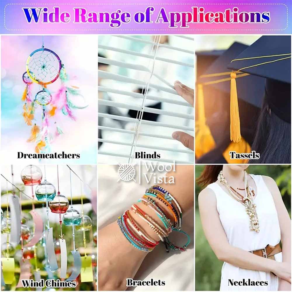 IMPORTED NYLON CORD FOR MAKING BRACELETS AND DIY PROJECTS