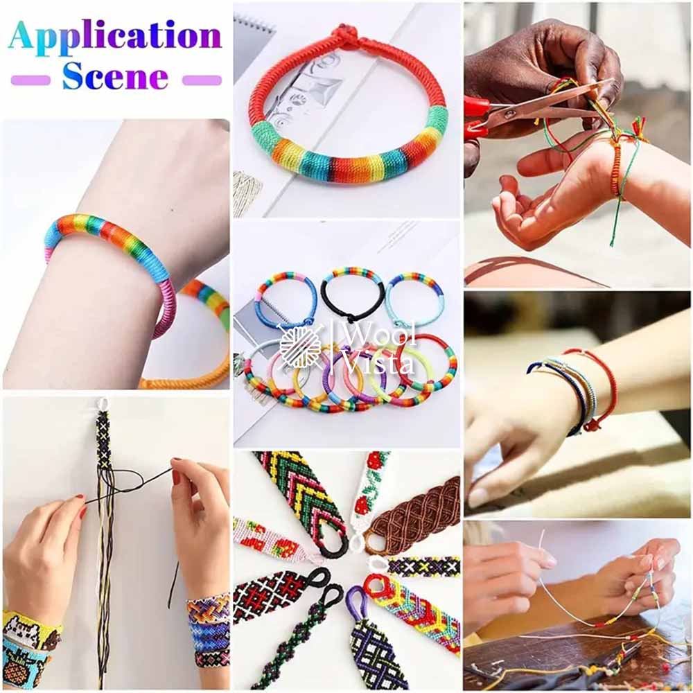 IMPORTED NYLON CORD FOR MAKING BRACELETS AND DIY PROJECTS