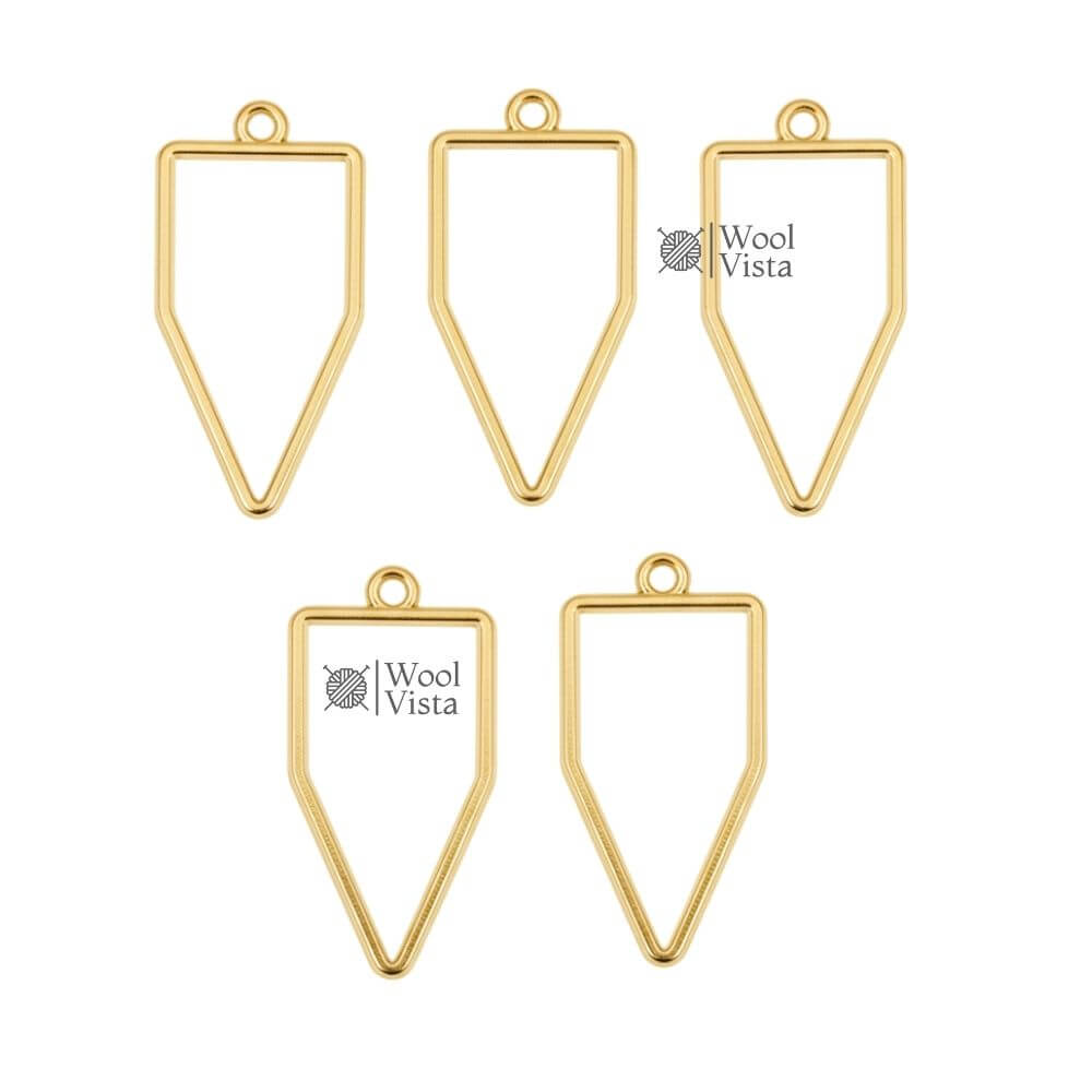 OPEN BEZELS HOLLOW FRAME PENDANTS – JEWELRY CASTING MOLDS FOR RESIN, NECKLACES & EARRING MAKING SUPPLIES