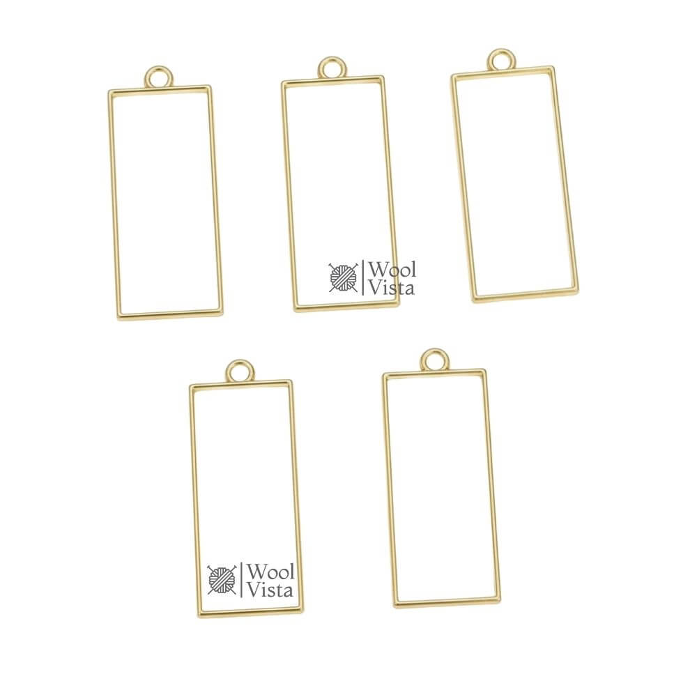 OPEN BEZELS HOLLOW FRAME PENDANTS – JEWELRY CASTING MOLDS FOR RESIN, NECKLACES & EARRING MAKING SUPPLIES