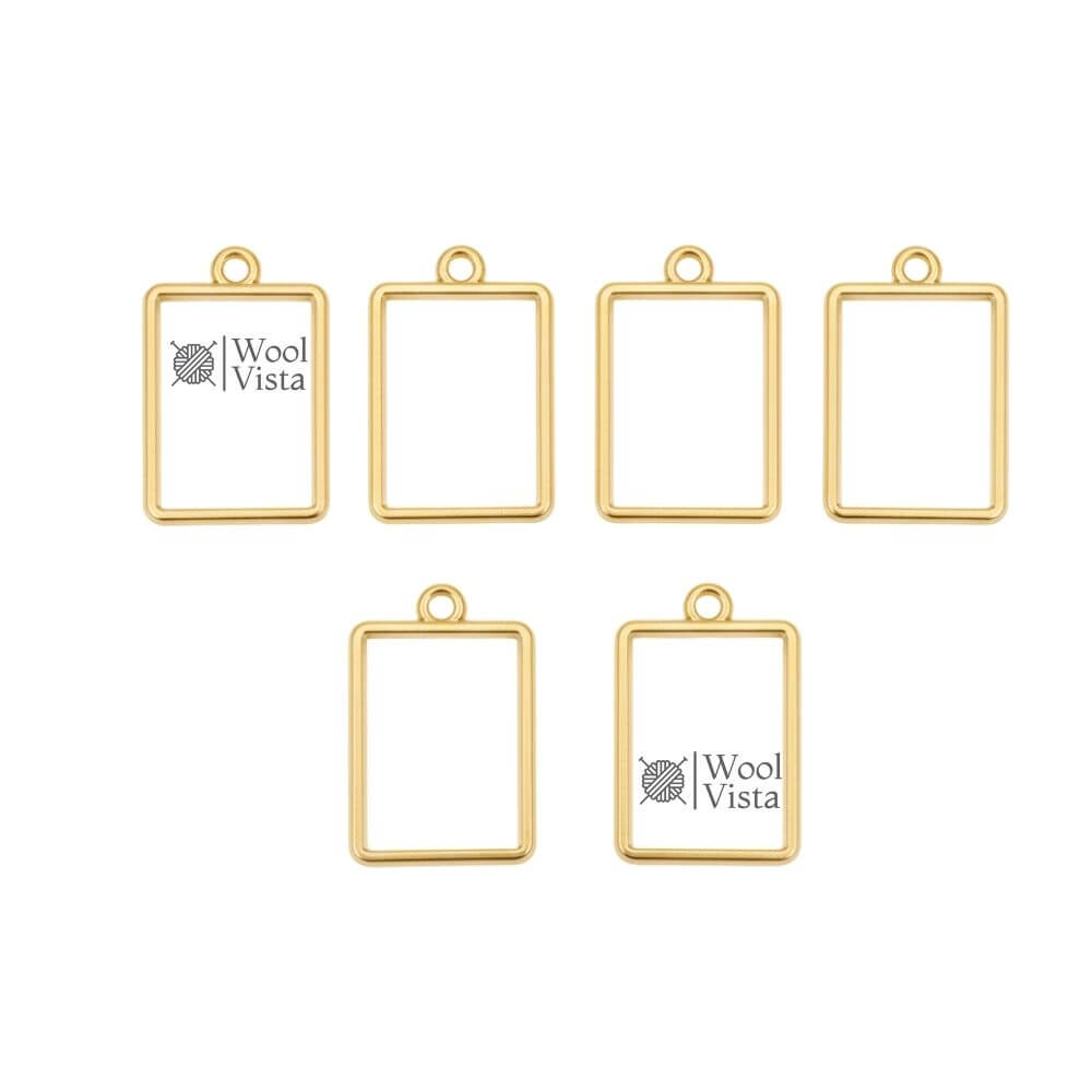 OPEN BEZELS HOLLOW FRAME PENDANTS – JEWELRY CASTING MOLDS FOR RESIN, NECKLACES & EARRING MAKING SUPPLIES