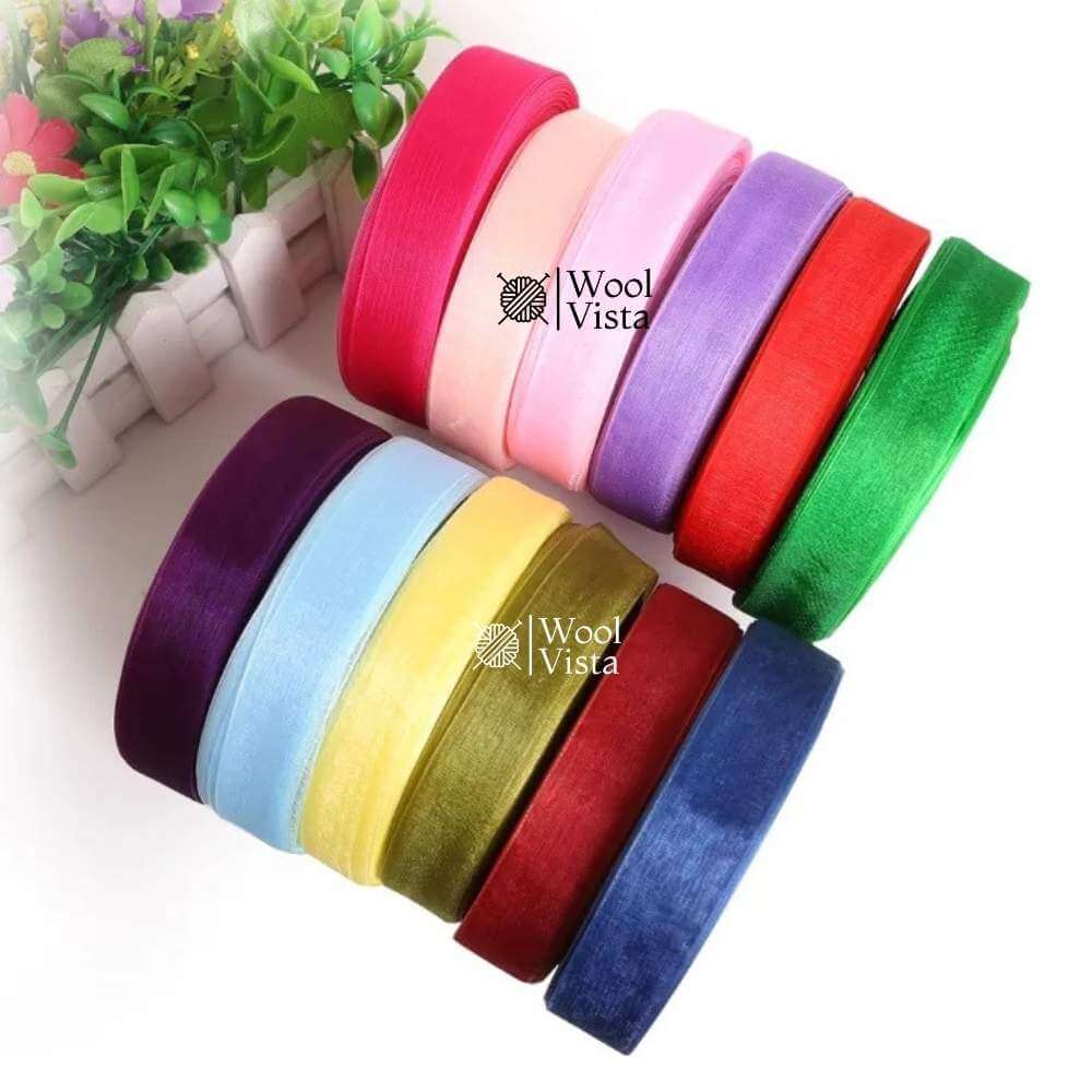 ORGANZA RIBBONS – DECORATIVE RIBBON FOR GIFT WRAPPING, CRAFTS & PARTY DECOR