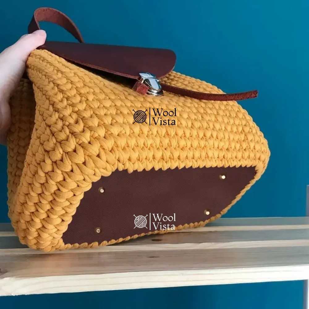 OVAL LEATHER BAG BASE 9" x 4"