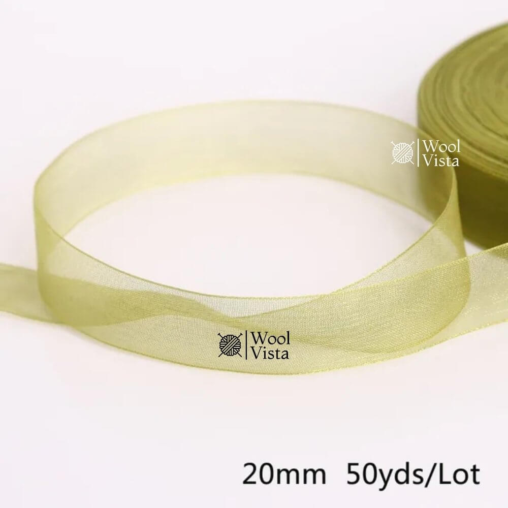 ORGANZA RIBBONS – DECORATIVE RIBBON FOR GIFT WRAPPING, CRAFTS & PARTY DECOR