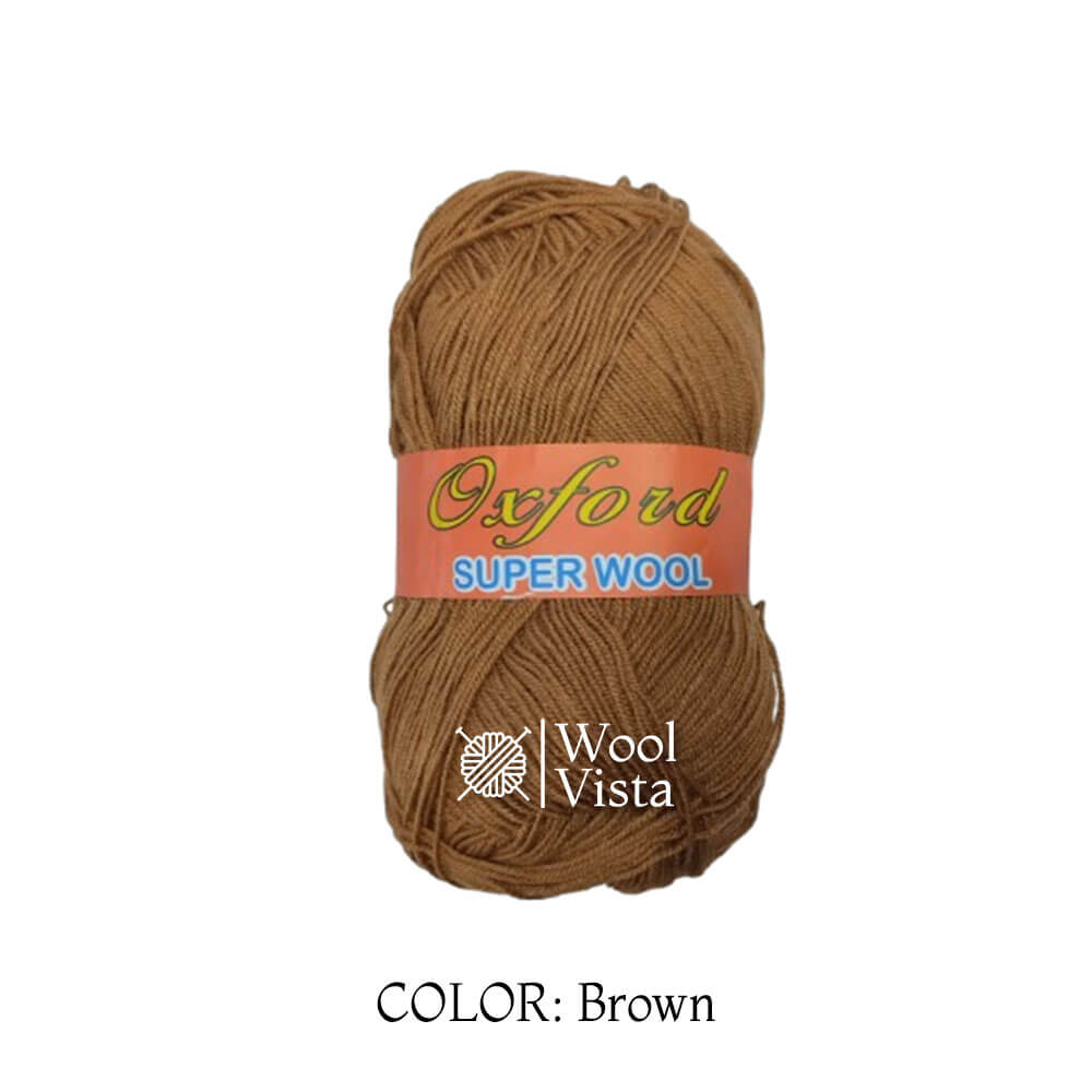 OXFORD SUPER WOOL - 3PLY CRYSTAL YARN BALL