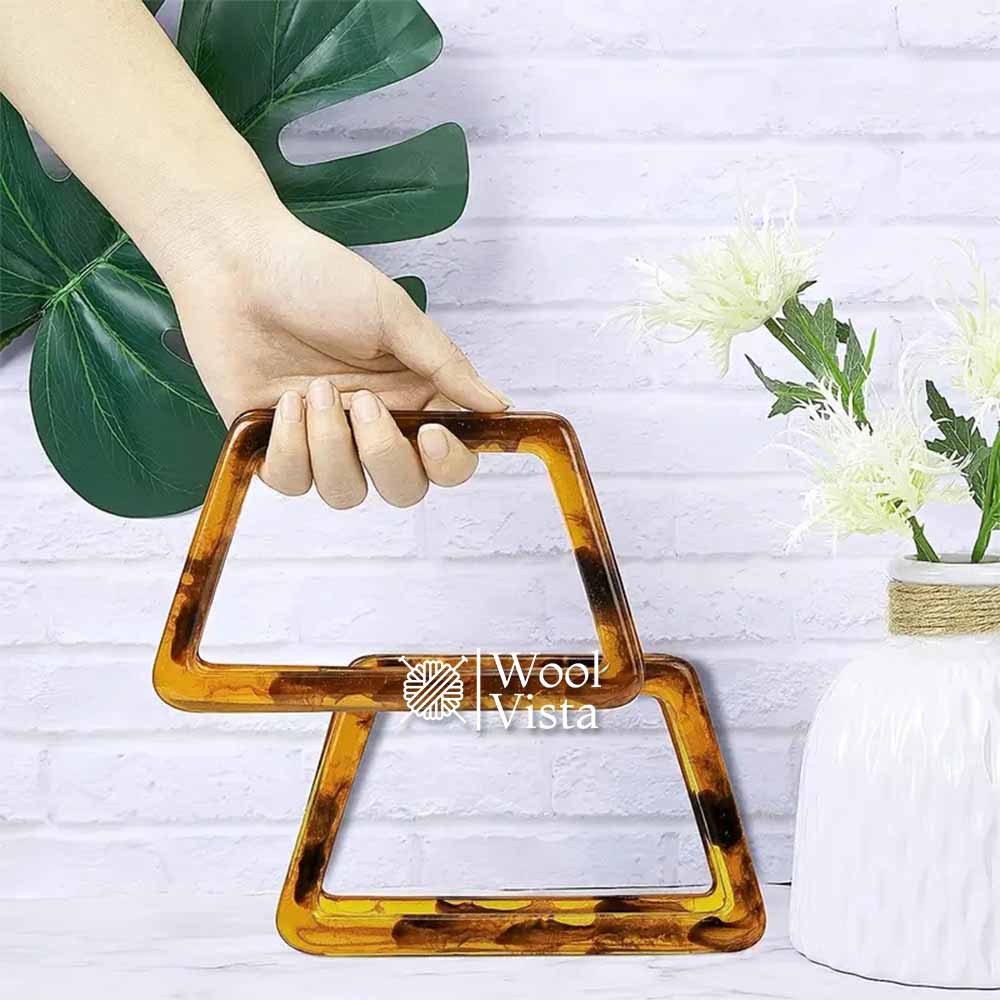 PLASTIC TRAPEZOID BAG HANDLES - (SET OF 2)