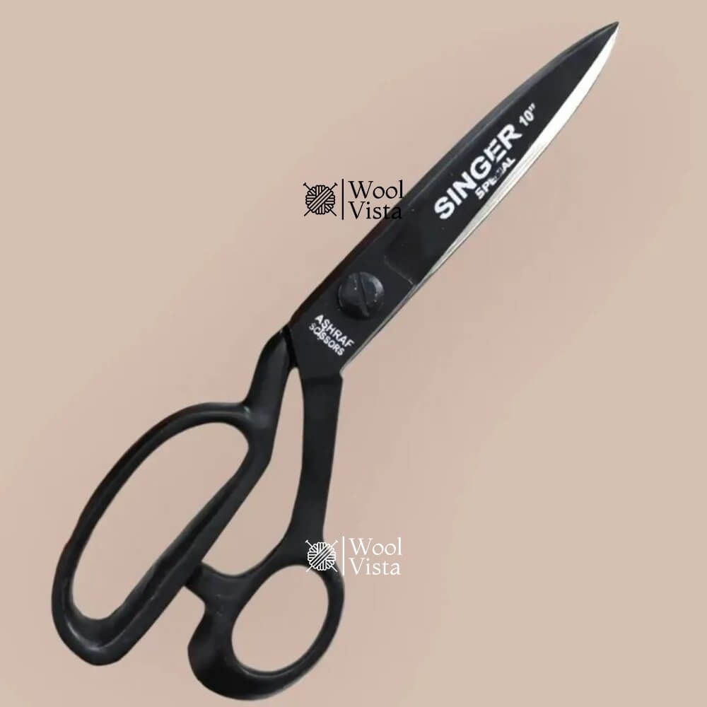 PROFESSIONAL HEAVY DUTY TAILORING SCISSORS 10" – HIGH CARBON STEEL FABRIC & LEATHER CUTTER