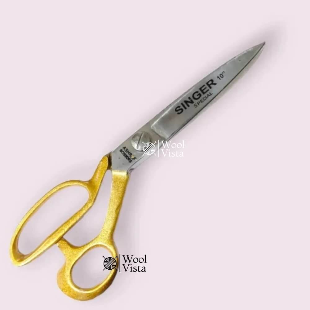 PROFESSIONAL HEAVY DUTY TAILORING SCISSORS 10" – HIGH CARBON STEEL FABRIC & LEATHER CUTTER