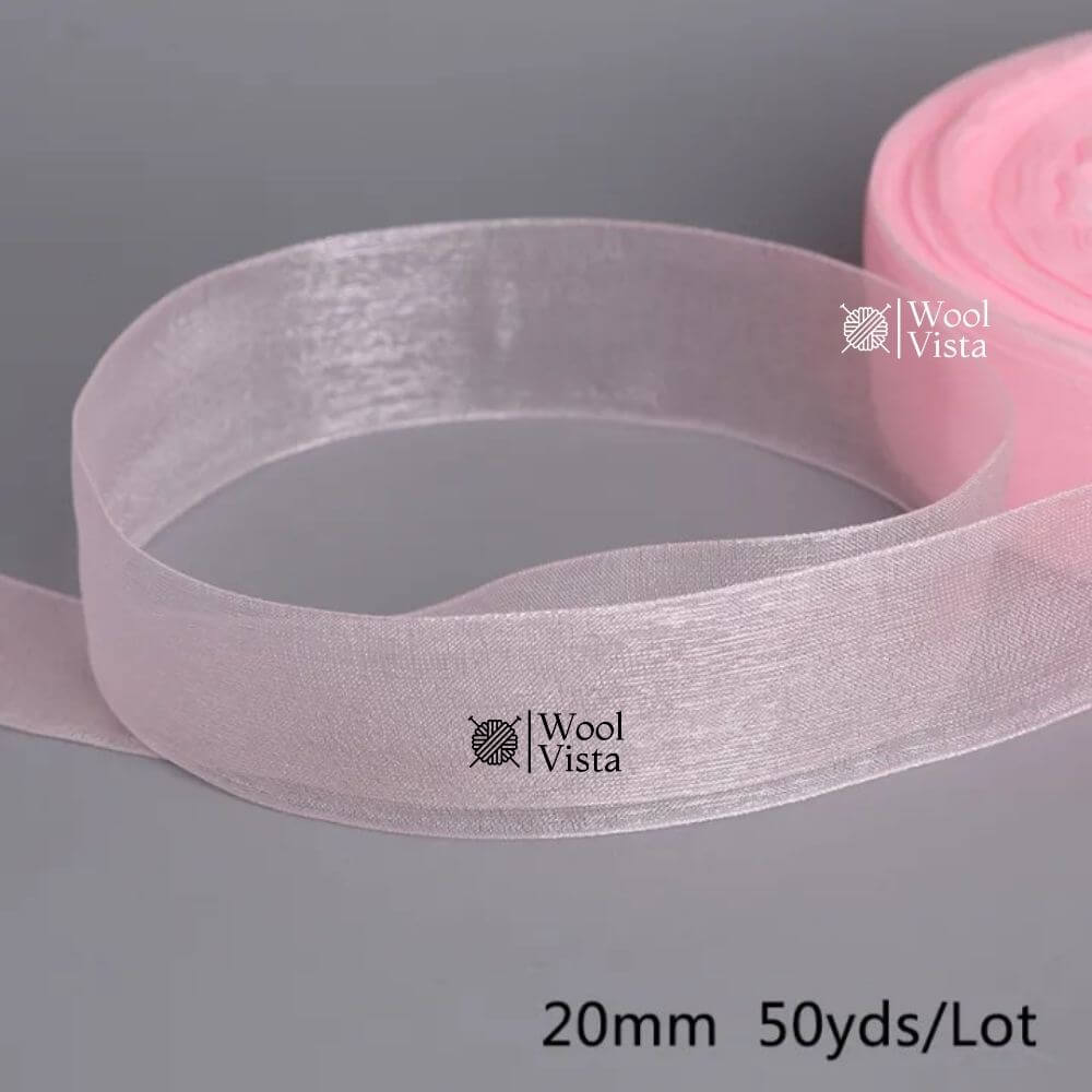 ORGANZA RIBBONS – DECORATIVE RIBBON FOR GIFT WRAPPING, CRAFTS & PARTY DECOR