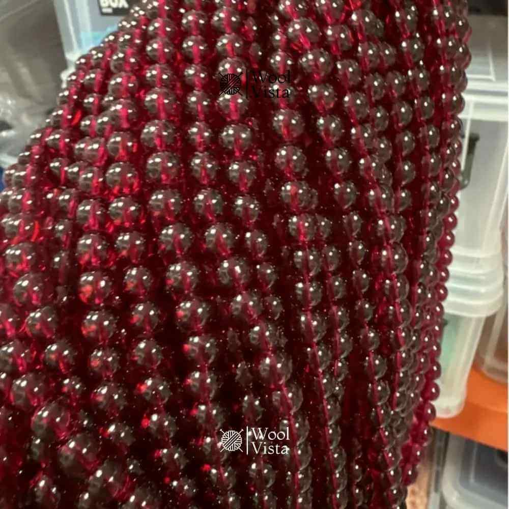 GLASS IMITATION JADE BEADS – 100PCS STRAND FOR DIY JEWELRY MAKING