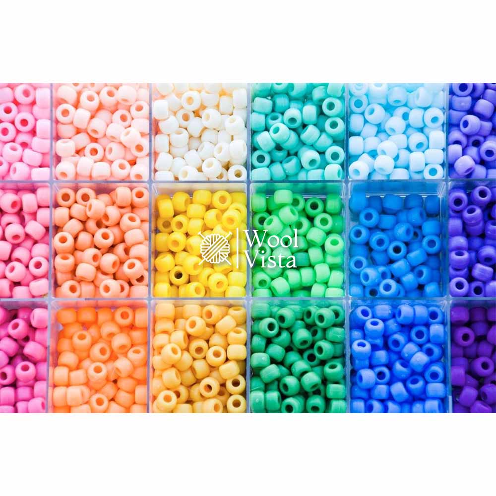 RAINBOW SEED BEADS SET - (80 Grams)