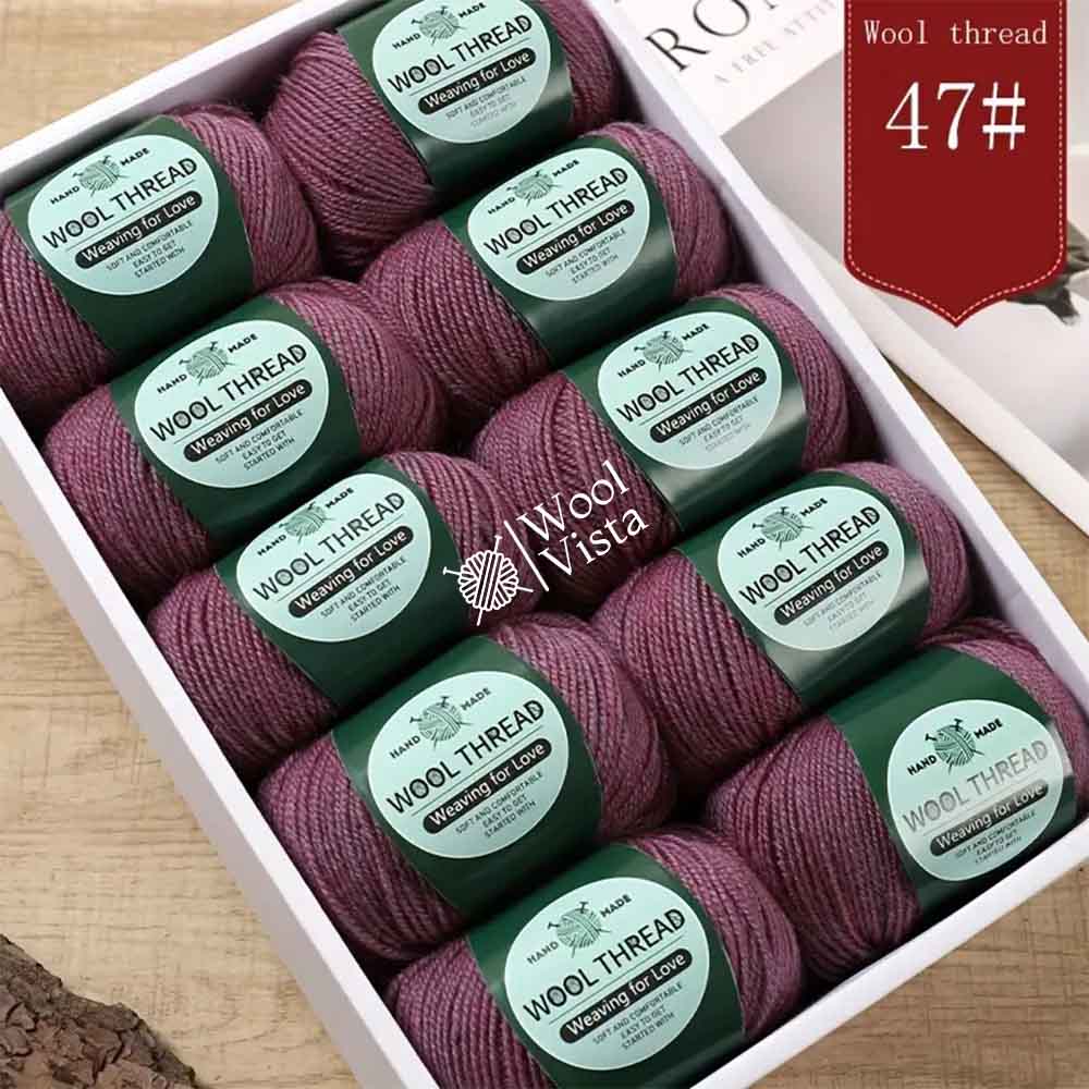 IMPORTED AUSTRALIAN PURE WOOL - 95% WOOL, 5% ANTI PILLING FIBER (PACK OF 10)