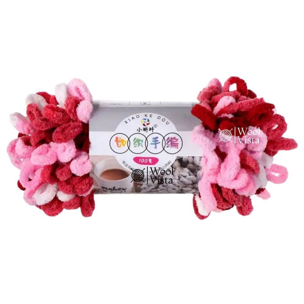 SOFT LOOP YARN BALL – DIY KNITTING YARN FOR SCARVES, BAGS, BLANKETS & CRAFTS
