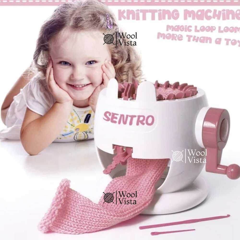 SENTRO KNITTING MACHINE 22 PIN – ROUND WEAVING MACHINE FOR DIY SCARVES, HATS & SOCKS