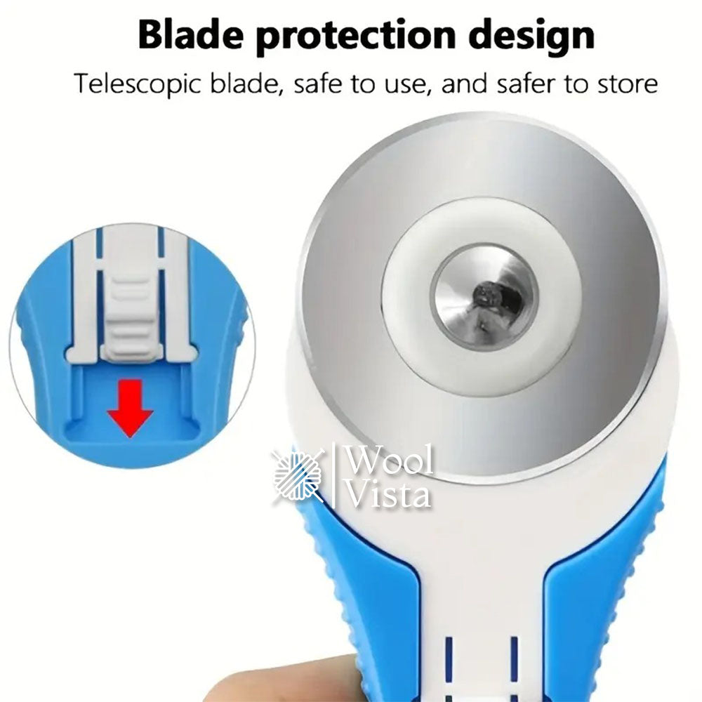 SHARP ROLLING FABRIC CUTTER TOOL