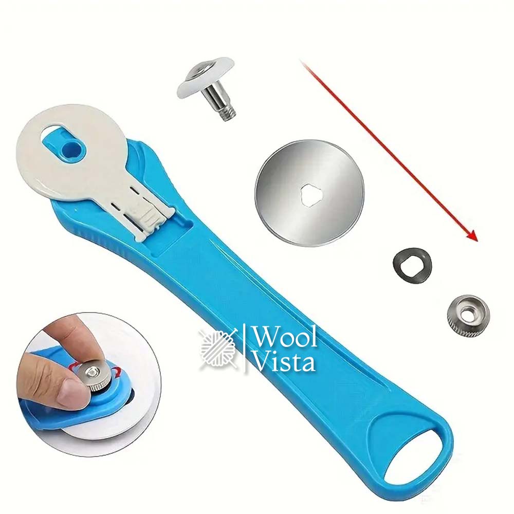 SHARP ROLLING FABRIC CUTTER TOOL