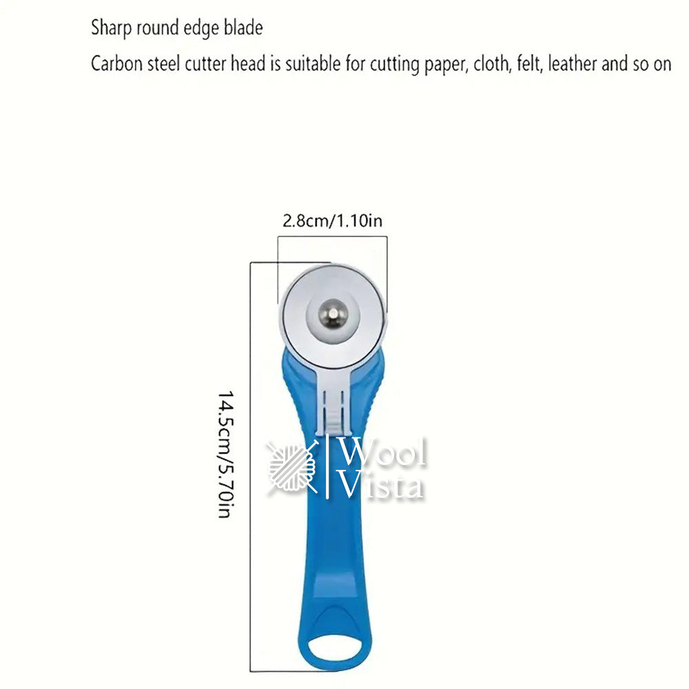 SHARP ROLLING FABRIC CUTTER TOOL