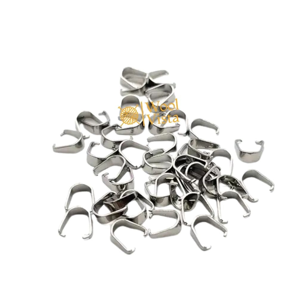 STAINLESS STEEL U-SHAPED CLASPS – DURABLE JEWELRY FINDINGS FOR NECKLACES, BRACELETS & DIY CRAFTS