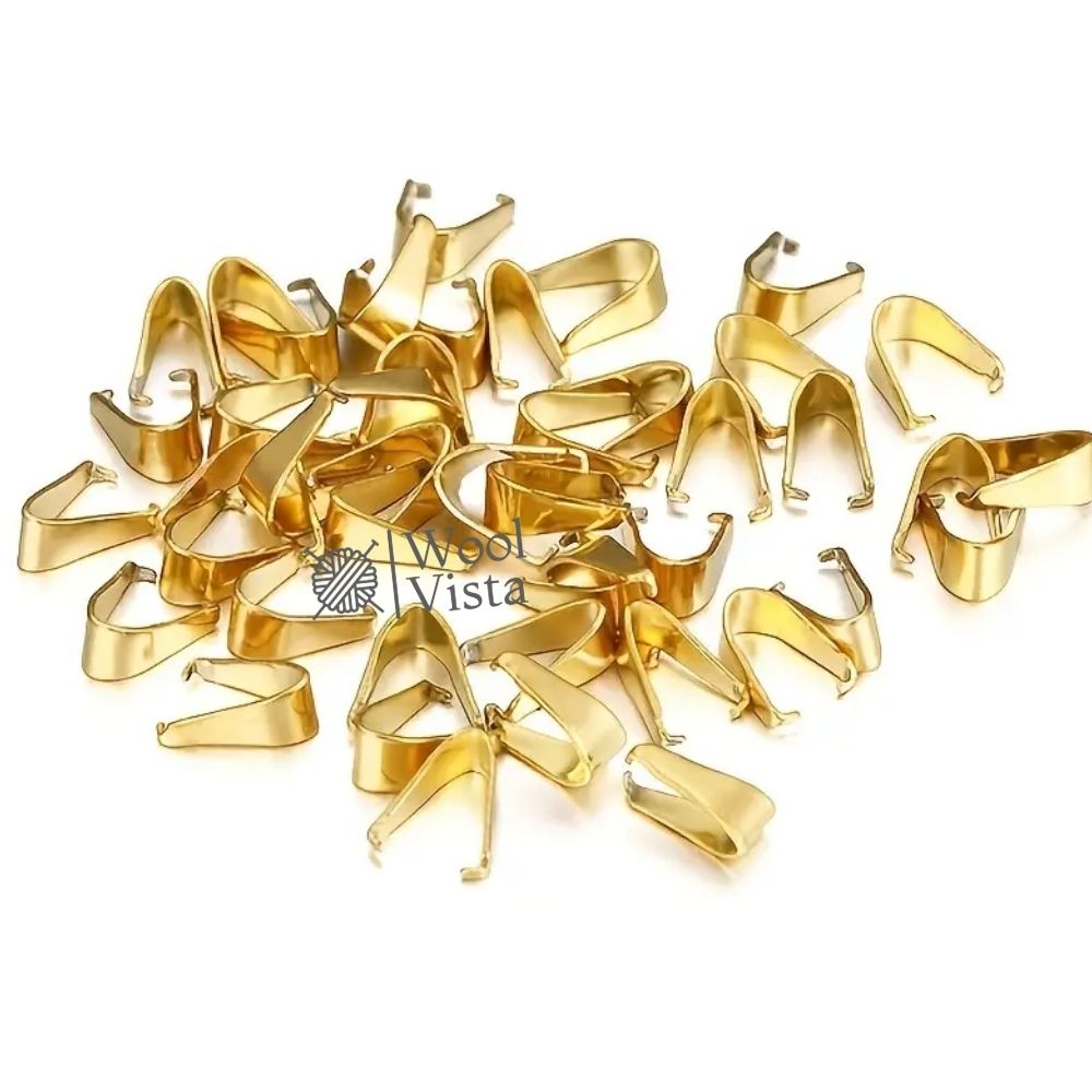 STAINLESS STEEL U-SHAPED CLASPS – DURABLE JEWELRY FINDINGS FOR NECKLACES, BRACELETS & DIY CRAFTS