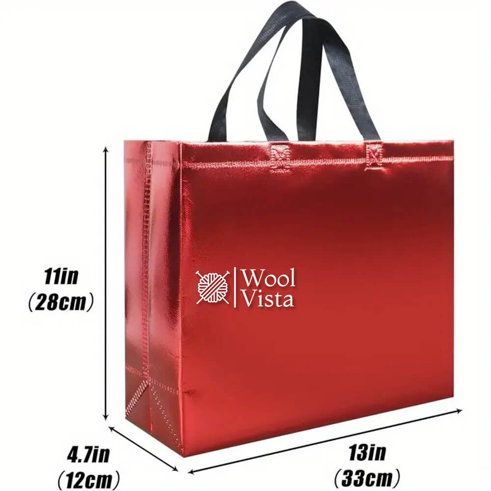 SHINY COLOURED NON-WOVEN GIFT BAGS