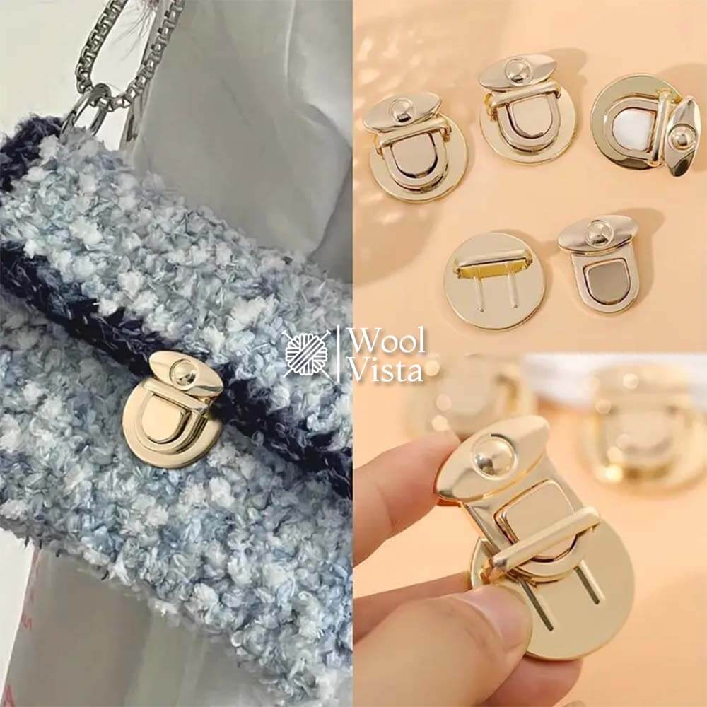 PUSH CLASP LOCK FOR BAGS (1 PIECE)