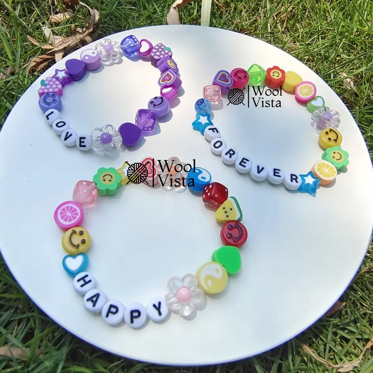 ACRYLIC ALPHABET BEADS A–Z – LETTER BEADS FOR BRACELETS, NECKLACES, KEYCHAINS & DIY JEWELLERY CRAFTS