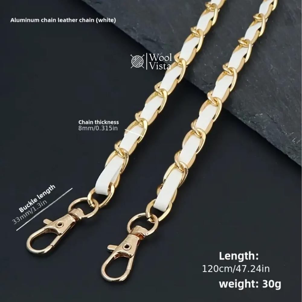METAL CHAIN STRAP FOR HANDBAGS – DURABLE & STYLISH PURSE ACCESSORY