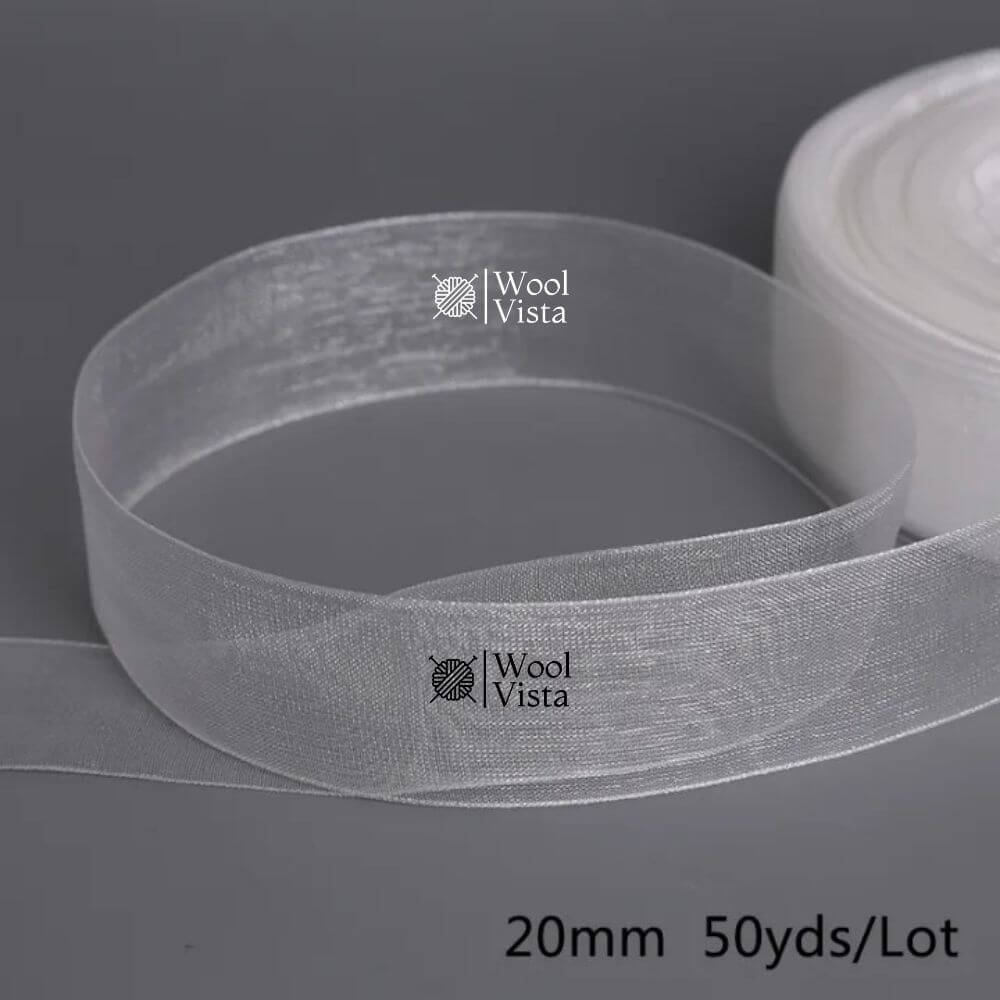 ORGANZA RIBBONS – DECORATIVE RIBBON FOR GIFT WRAPPING, CRAFTS & PARTY DECOR
